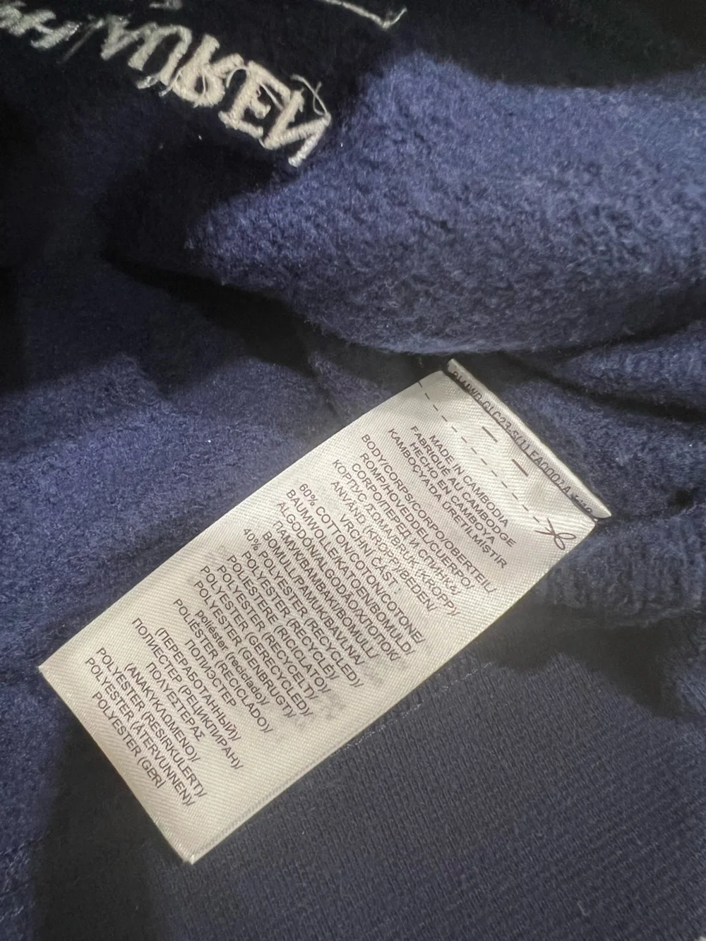 Ralph Lauren Navy Sweatshirt with Olympic USA Polo Bear and Red-Trim 3/3T